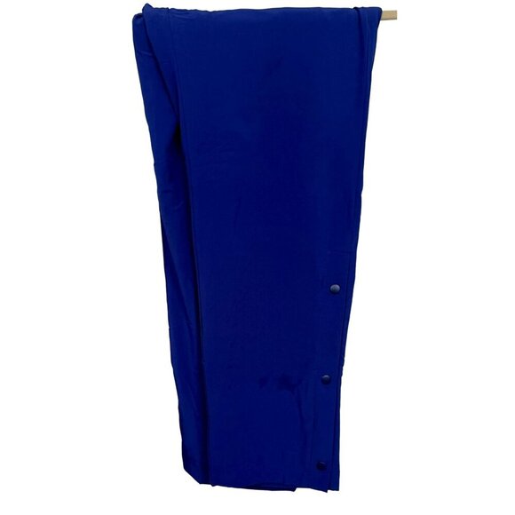 Gap Fit Womens Snap-Hem Fleece-Lined Blue Sweatpants Sz M Soft Comfortable NEW - Picture 5 of 10